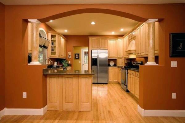 Арка на кухне вместо двери: +40 реальных примеров на фото
