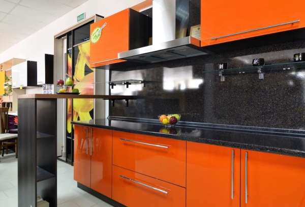 Оранжевая кухня: оформление жизнерадостного интерьера (+55 фото дизайна)