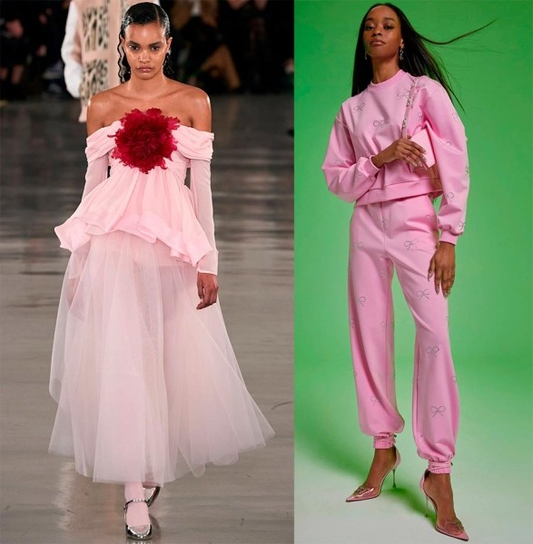 Розовые образы в моде