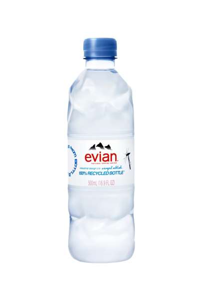 Вирджил Абло разработал новый дизайн бутылки воды Evian