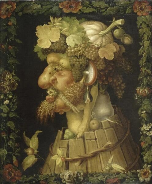 Джузеппе Арчимбольдо, «4 сезона. Осень», 1573 г.