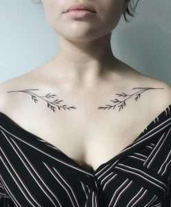 Черно-белые татуировки для девушек: вдохновляющие идеи
